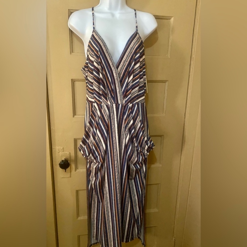BCBGeneration Black and Tan Dress